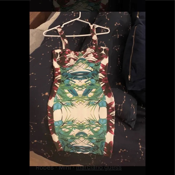 Bandage dress tropical print - Picture 1 of 3